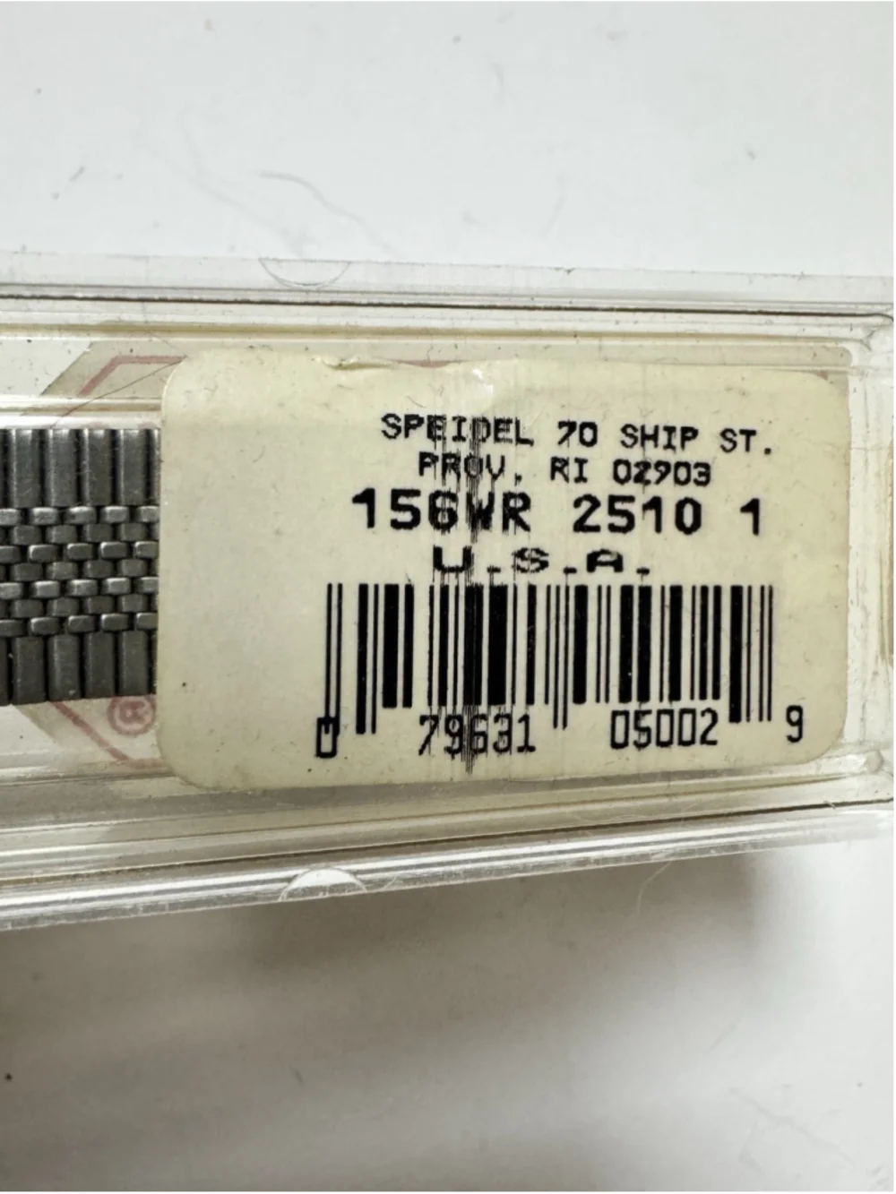 Vintage Speidel Watch Band D-48 #25D Brand New In Package! Stainless Steel